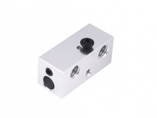 Heat block E3D V6 double nozzle